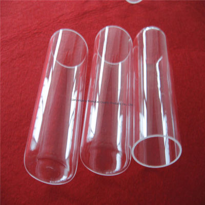 Hoge zuiverheid 99,99% SiO2 kwartsglasbuis met glanspunt 1180°C en rekpunt 1100°C voor halfgeleiders