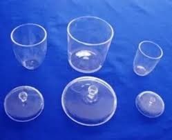 De kleine Urn van het Groottekwarts, de Gesmolten Hoge Precisie van Kiezelzuursubstraten met Glas GLB
