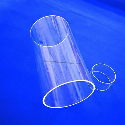 Goede elektrische isolatie, hoge hittebestendigheid, kwartsglazen buis met hoge lichtdoorlatendheid voor halfgeleidertoepassingen