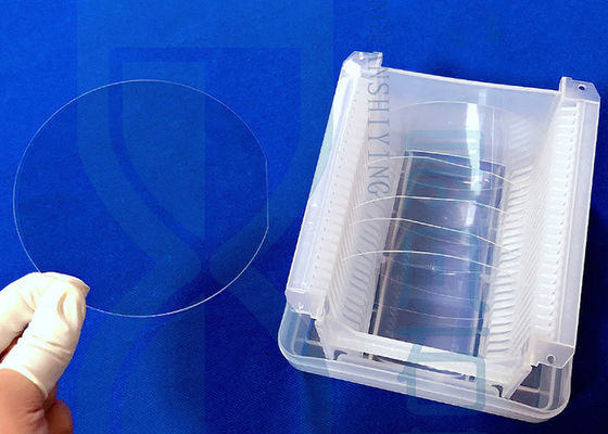Op maat gemaakte heldere kwartsglasplaat hoog resistente kwartsglas schijf voor uv