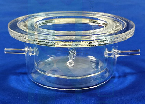 Van de de Reactorreactie van het kwartsglas van de de Groottechemie het Tank Aangepaste van het het laboratoriumglaswerk Glaswerk van het de Wetenschapslaboratorium