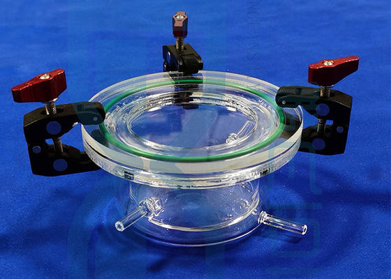 Van de de Reactorreactie van het kwartsglas van de de Groottechemie het Tank Aangepaste van het het laboratoriumglaswerk Glaswerk van het de Wetenschapslaboratorium