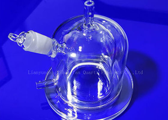 Van het het Kwartsglas van de kwartsStolp van de de Stolpwetenschap Vacuümhet Laboratoriumglaswerk CNC die Kwartsproducten volgens Tekening machinaal bewerken