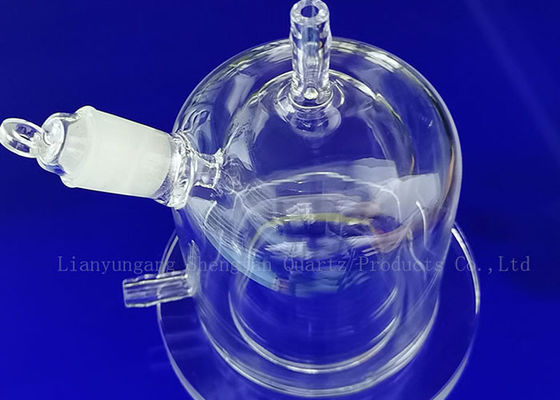 Van het het Kwartsglas van de kwartsStolp van de de Stolpwetenschap Vacuümhet Laboratoriumglaswerk CNC die Kwartsproducten volgens Tekening machinaal bewerken