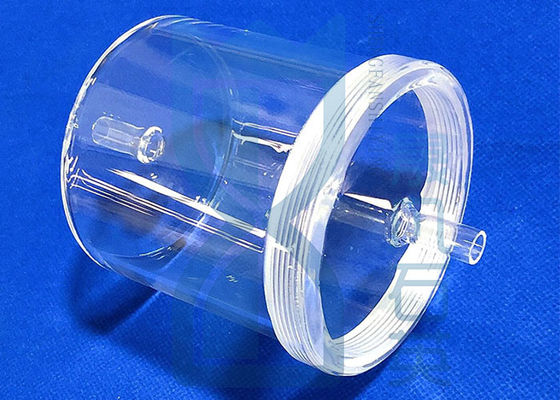 Kwartsabnormity Instrument gesmolten het Laboratoriumglaswerk van de siliciumwetenschap