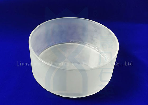 Glas dat van de de Cilinderprecisie van het kwarts het Glazen buis Berijpte Glas Kwarts machinaal bewerkt Cilinder van het Beide Einden de Open Glas