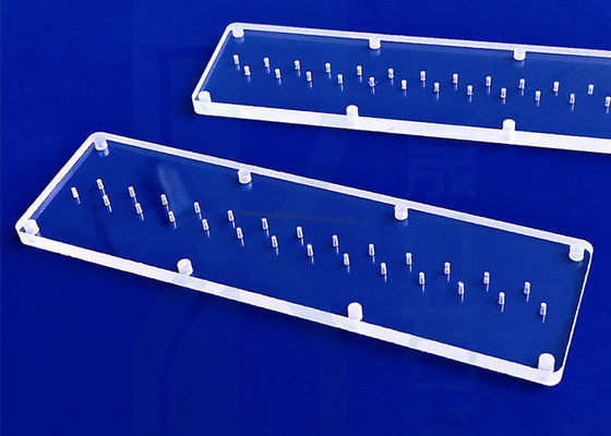 Processing Laser Drilling Transparent Quartz Glass Plate With Hole