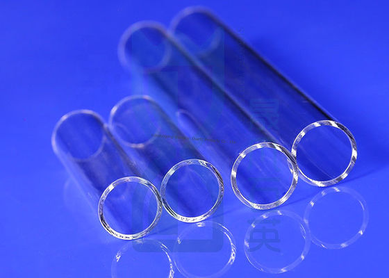 Op Maat Gemaakte Diameter Halfgeleider Kwartsbuizen met Goede Elektrische Isolatie, Corrosiebestendig en Hoge Lichtdoorlatendheid