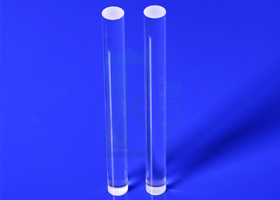 Het oppoetsen van Transparant Kwartsglas Gesmolten Kiezelzuur Rod For Fiber Bar