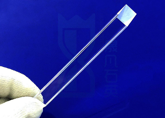 Rechthoek Opgepoetste van het de Plaatblad van het Kwartsglas Bestand Op hoge temperatuur