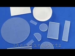 0,3 mm Kwartsglazen Plaat Helder Kwartsglas Substraat Met Hoge Zuiverheid