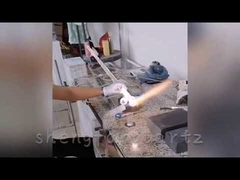 Verwerking van glas kwartsbuis van vuur gepolijst buigen bij hoge temperatuur