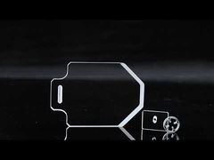 Rechthoekige Gepolijste Kwartsglazen Plaat Hittebestendig