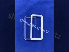 Fabrieksop maat gemaakte hoge temperatuur bestand transparante kwarts ring