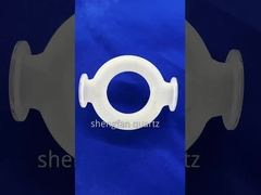 Op maat gemaakt hoogtemperatuur- en corrosiebestendig ondoorzichtig geglazuurd kwartsinstrument