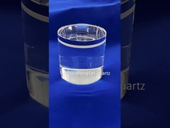 Op maat gemaakte hoge lichtdoorlaatbaarheid, hoge zuiverheid, volledig transparante, geslepen kwartsstaaf