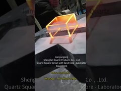 Fabrieksop maat gemaakte hoge temperatuur- en corrosiebestendige kwartscontainers en kwartsvierkante cyli