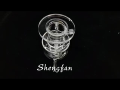 Premium aangepaste dubbellagige fotokatalysator, corrosiebestendig, transparant kwartsglas