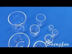 Smeltkroes van gesmolten silica Premium kwartsplaat voor diverse toepassingen