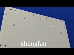 Furnace Quartz Tubing Flange Met Grote Verbindingen Transparante Hoge Zuiverheid