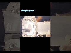 Aangepaste hittebestendige en corrosiebestendige transparante kwartsflens