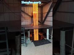 Hoge kwaliteit grote kwartsglazen buis