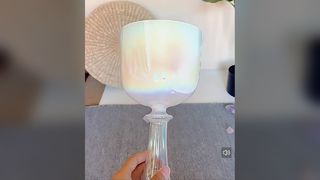 Kristallen klankschaal voor chakra-genezing